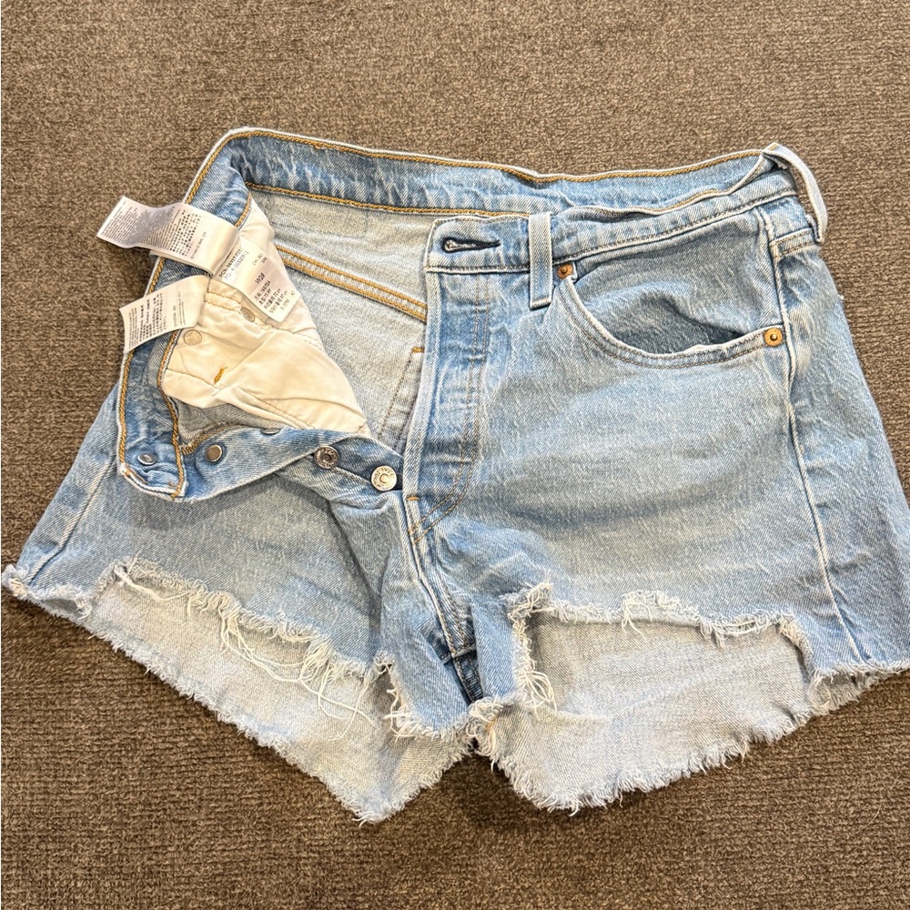 Levi's 501 Button Fly Denim Shorts Bundle - Picture 13 of 16